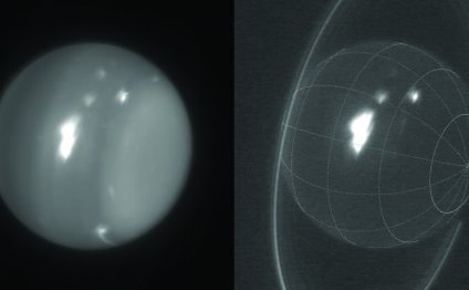 Уран в Телескоп